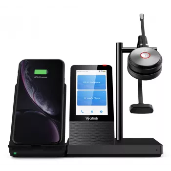 Yealink WH66 Mono UC-DECT ασύρματο ακουστικό, ασύρματο, γραφείο/call center, 20 - 20000 Hz, 80 g, ακουστικό, μαύρο