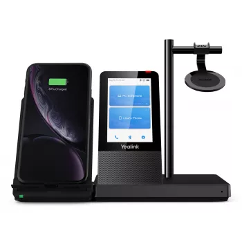 Yealink WH66 Mono UC-DECT ασύρματο ακουστικό, ασύρματο, γραφείο/call center, 20 - 20000 Hz, 80 g, ακουστικό, μαύρο
