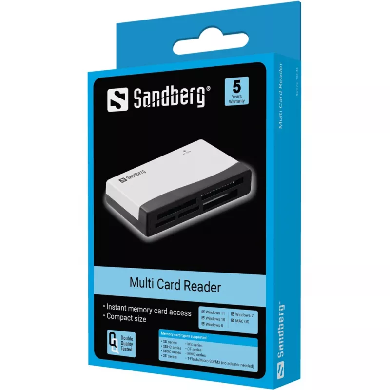 Αναγνώστης καρτών Sandberg Multi Card Reader