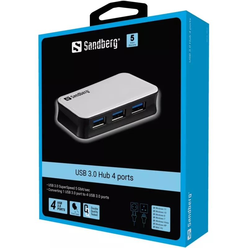 Sandberg USB 3.0 Hub 4 θυρών