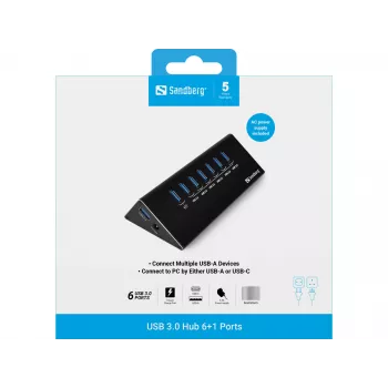 Sandberg USB 3.0 Hub 6+1 θυρών