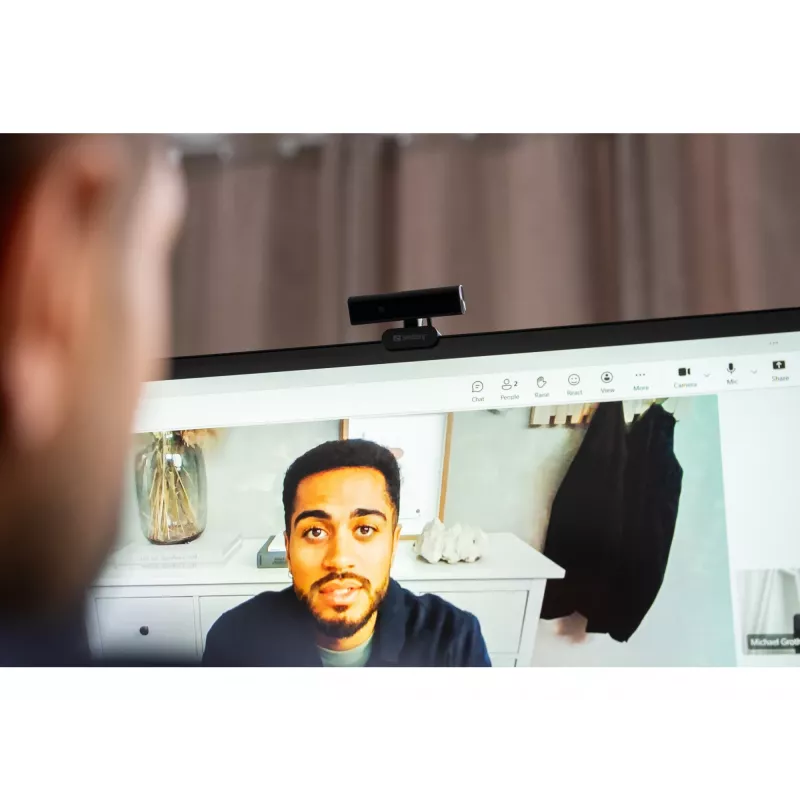 Webcam Sandberg Face-ID Webcam Mini 2 MP Full HD USB-C μαύρο