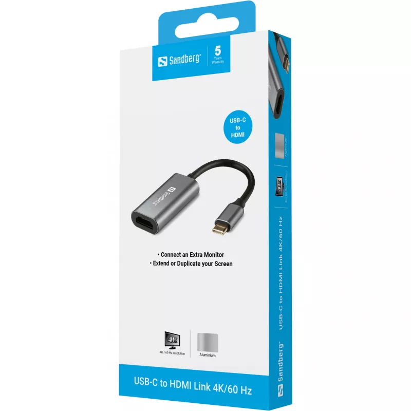 USB-C σε HDMI Link 4K/60 Hz Sandberg 136-12