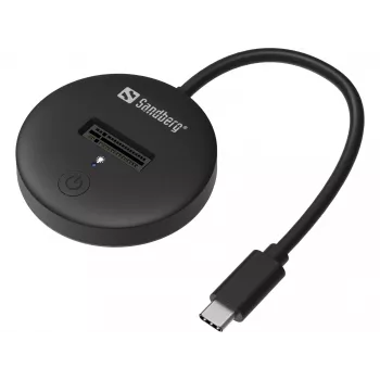 Sandberg USB 3.2 Dock για M.2+NVMe SSD 4 TB μαύρο
