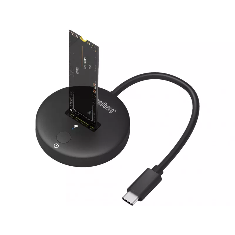 Sandberg USB 3.2 Dock για M.2+NVMe SSD 4 TB μαύρο