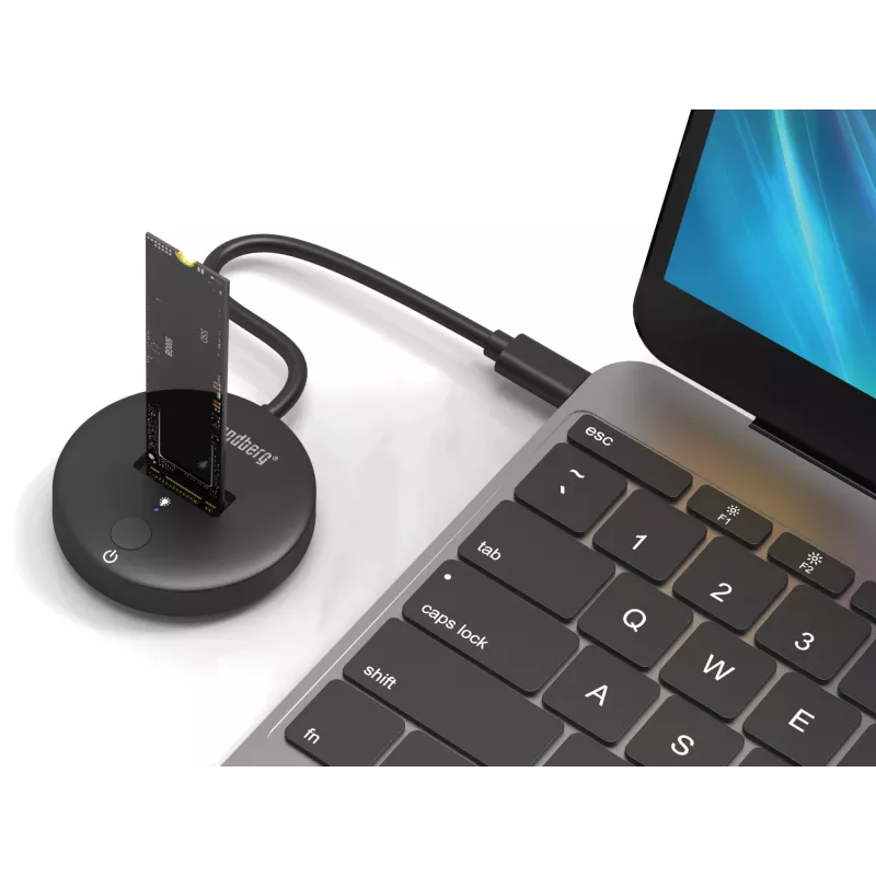 Sandberg USB 3.2 Dock για M.2+NVMe SSD 4 TB μαύρο