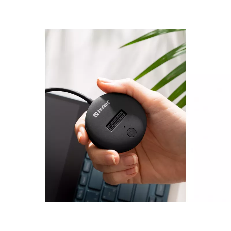 Sandberg USB 3.2 Dock για M.2+NVMe SSD 4 TB μαύρο