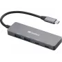 Sandberg USB-C σε 2xUSB-A + 2xUSB-C Hub γκρι αλουμίνιο
