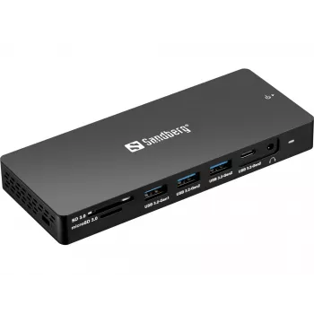 Sandberg USB-C 13in1 DockingStation Pro ενσύρματο USB 3.2 Gen 1 Type-C