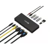 Sandberg 136-61 USB-C 13-in-1 Pro σταθμός σύνδεσης, 2x HDMI, DisplayPort, 3x USB 3.0, RJ45 1GbE, 100W PD