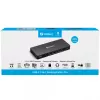 Sandberg 136-61 USB-C 13-in-1 Pro σταθμός σύνδεσης, 2x HDMI, DisplayPort, 3x USB 3.0, RJ45 1GbE, 100W PD