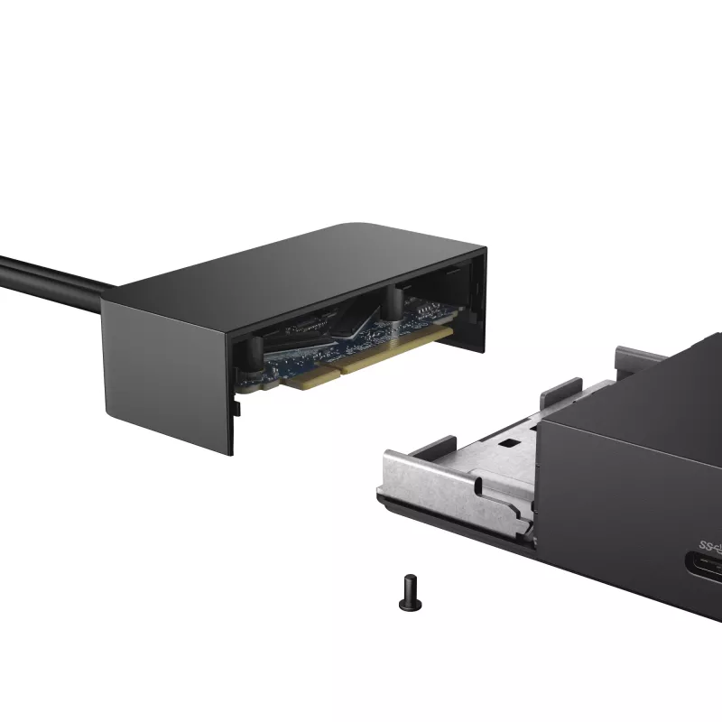 DELL WD19DC Ενσύρματος USB 3.2 Gen 1 (3.1 Gen 1) Type-C Μαύρο