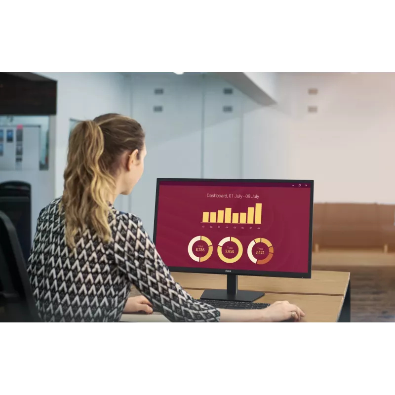 DELL E Series E2725H Οθόνη υπολογιστή 68,6 cm (27 ίντσες) 1920 x 1080 Pixel Full HD LED μαύρο