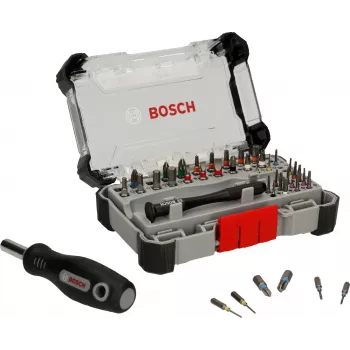 Σετ μυτών κατσαβιδιού Bosch PB SDB 42 τεμ. — μύτες ακριβείας και standard