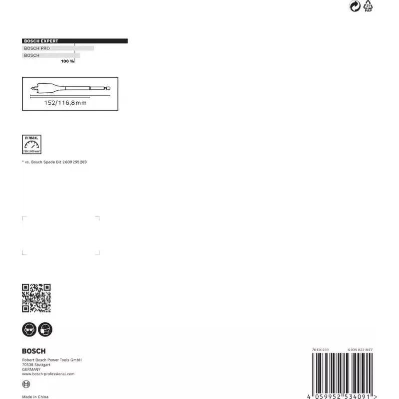 Bosch 2 608 900 334 Τρυπάνι Spadebohrer 7 τεμ.