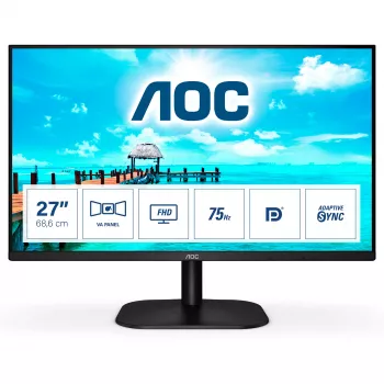 AOC B2 27B2QAM οθόνη υπολογιστή 68,6 cm (27 ίντσες) 1920 x 1080 pixel Full HD LED μαύρη
