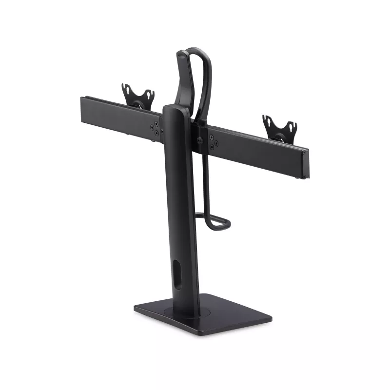 StarTech.com 2MC1S-MONITOR-STAND Crossbar βάση γραφείου για δύο οθόνες 17–27 ιντσών, VESA, πλαστικό/αλουμίνιο/ατσάλι, μαύρη