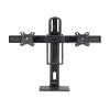 StarTech.com 2MC1S-MONITOR-STAND Crossbar βάση γραφείου για δύο οθόνες 17–27 ιντσών, VESA, πλαστικό/αλουμίνιο/ατσάλι, μαύρη
