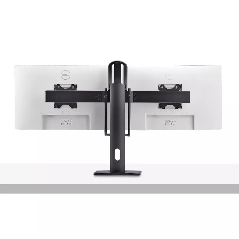 StarTech.com 2MC1S-MONITOR-STAND Crossbar βάση γραφείου για δύο οθόνες 17–27 ιντσών, VESA, πλαστικό/αλουμίνιο/ατσάλι, μαύρη