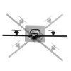 StarTech.com 2MC1S-MONITOR-STAND Crossbar βάση γραφείου για δύο οθόνες 17–27 ιντσών, VESA, πλαστικό/αλουμίνιο/ατσάλι, μαύρη
