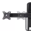 StarTech.com 2MC1S-MONITOR-STAND Crossbar βάση γραφείου για δύο οθόνες 17–27 ιντσών, VESA, πλαστικό/αλουμίνιο/ατσάλι, μαύρη