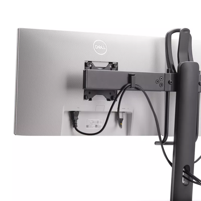 StarTech.com 2MC1S-MONITOR-STAND Crossbar βάση γραφείου για δύο οθόνες 17–27 ιντσών, VESA, πλαστικό/αλουμίνιο/ατσάλι, μαύρη