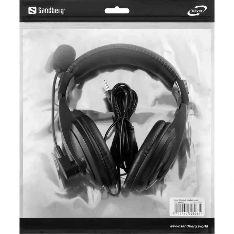 Ακουστικά Sandberg Saver MiniJack Headset Large