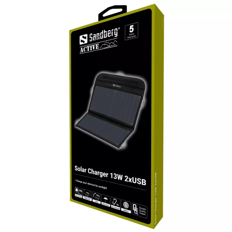 Sandberg ηλιακός φορτιστής 13W 2xUSB