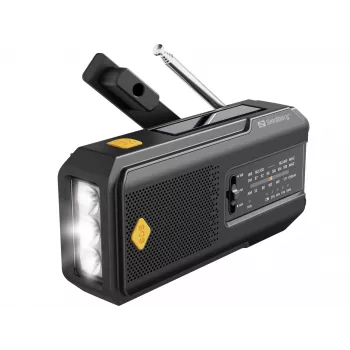 Sandberg Survivor Radio All-in-1 2000, φορητό, AM, FM, 87–180 MHz, 520–1710 kHz, 3 W, αναλογικό