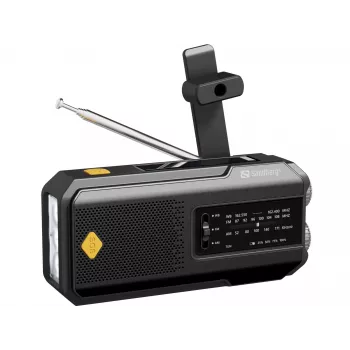 Sandberg Survivor Radio All-in-1 2000, φορητό, AM, FM, 87–180 MHz, 520–1710 kHz, 3 W, αναλογικό