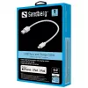 Καλώδιο Sandberg USB Lightning MFI 0,2 m λευκό