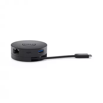 DELL DA300 Ενσύρματο USB 3.2 Gen 2 (3.1 Gen 2) Type-C Μαύρο