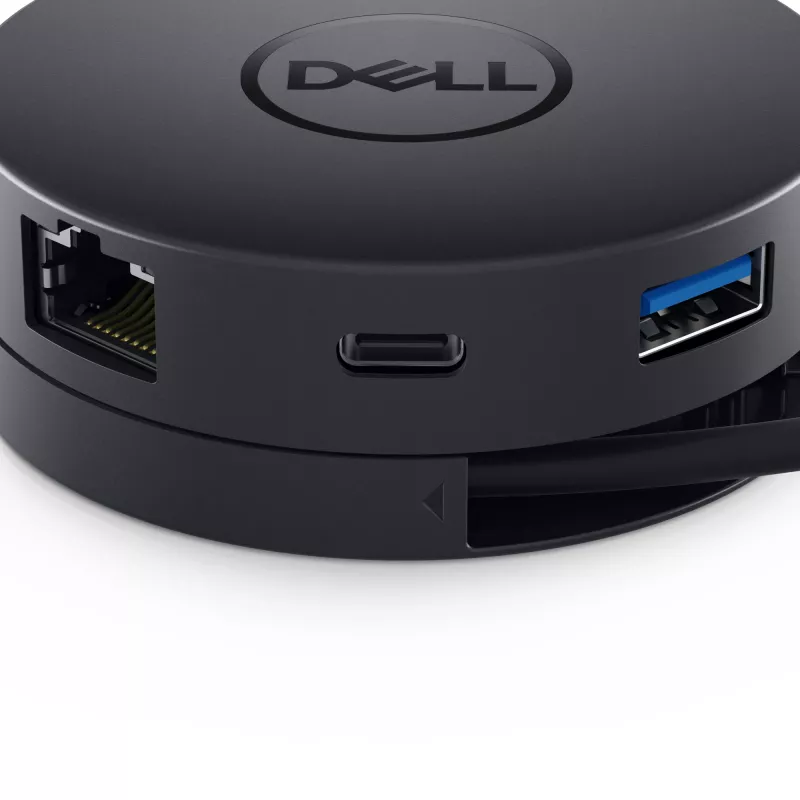 DELL DA300 Ενσύρματο USB 3.2 Gen 2 (3.1 Gen 2) Type-C Μαύρο
