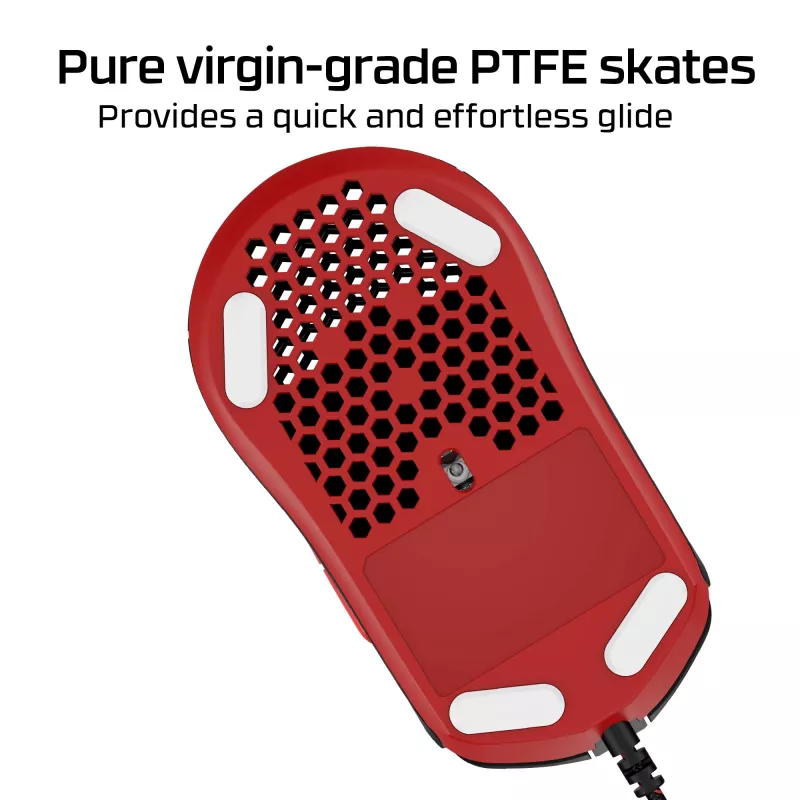 HyperX Pulsefire Haste - Ποντίκι Gaming (Μαύρο-Κόκκινο)