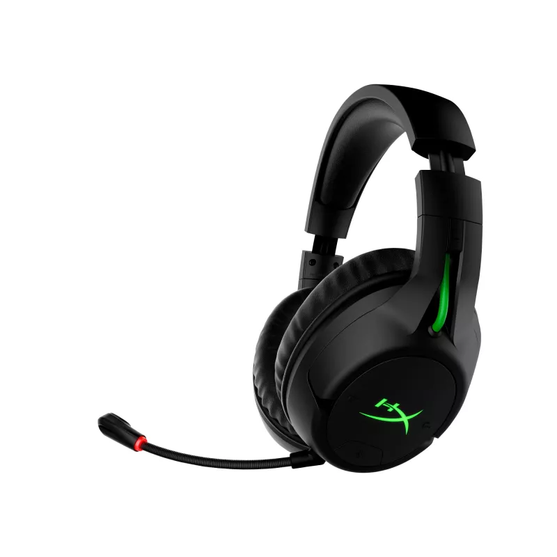 HyperX CloudX Flight – Ασύρματα Ακουστικά Gaming (Μαύρο-Πράσινο) – Xbox
