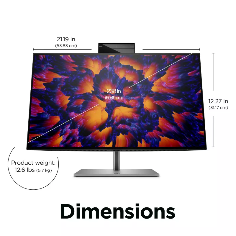 Οθόνη HP Z24m G3 23,8 ίντσες Quad HD 2560 x 1440