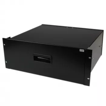 StarTech.com 4U Μαύρο Συρτάρι αποθήκευσης από χάλυβα για rack και ντουλάπια 19in