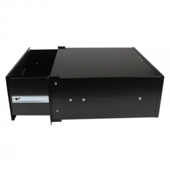 StarTech.com 4U Μαύρο Συρτάρι αποθήκευσης από χάλυβα για rack και ντουλάπια 19in
