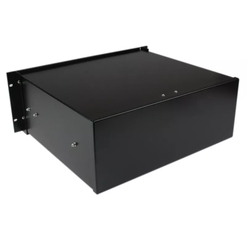 StarTech.com 4U Μαύρο Συρτάρι αποθήκευσης από χάλυβα για rack και ντουλάπια 19in