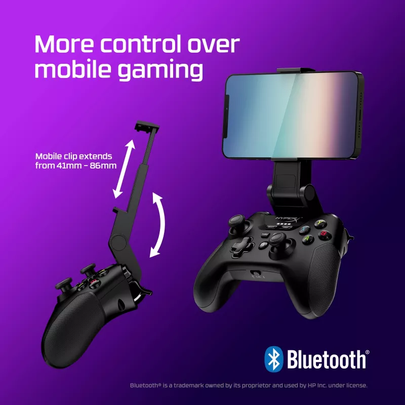 HyperX Clutch – ασύρματο χειριστήριο gaming (μαύρο) – φορητές συσκευές/PC