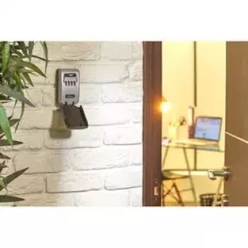 Επιτοίχιο χρηματοκιβώτιο MASTER LOCK Μεσαίο φωτιζόμενος περιστροφικός διακόπτης χρηματοκιβώτιο κλειδιών Select Access® Γκρι