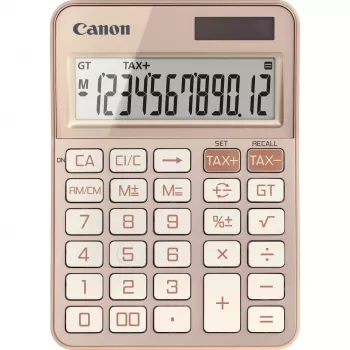 Απλός υπολογιστής Canon KS-125KB Desktop 12 ψηφίων Ροζ χρυσό