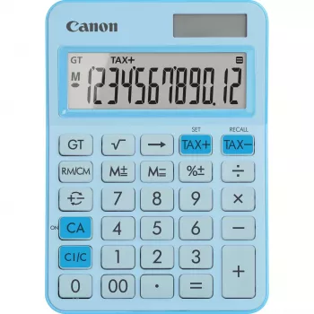 Απλός υπολογιστής Canon LS-125KB 12 ψηφίων Μπλε Υπολογισμός φόρου