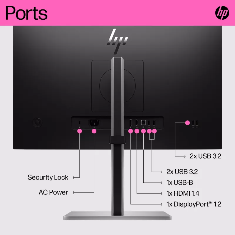 Οθόνη HP E24t G5 23,8 ίντσες Touch Full HD LCD 1920x1080