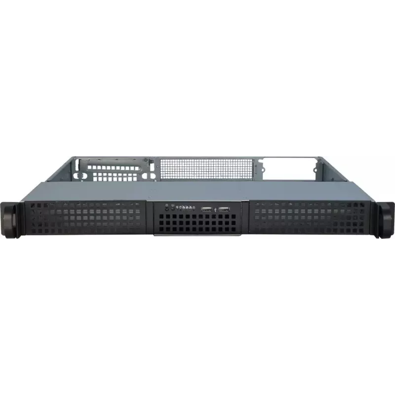 Κουτί διακομιστή Inter-Tech IPC 1U-10248 Rack Μαύρο