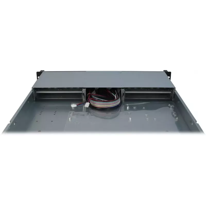 Κουτί διακομιστή Inter-Tech IPC 1U-10248 Rack Μαύρο