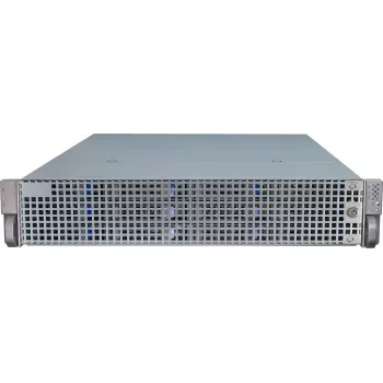 Κουτί διακομιστή Inter-Tech IPC 2U-2412 Rack Μαύρο, Ασημί