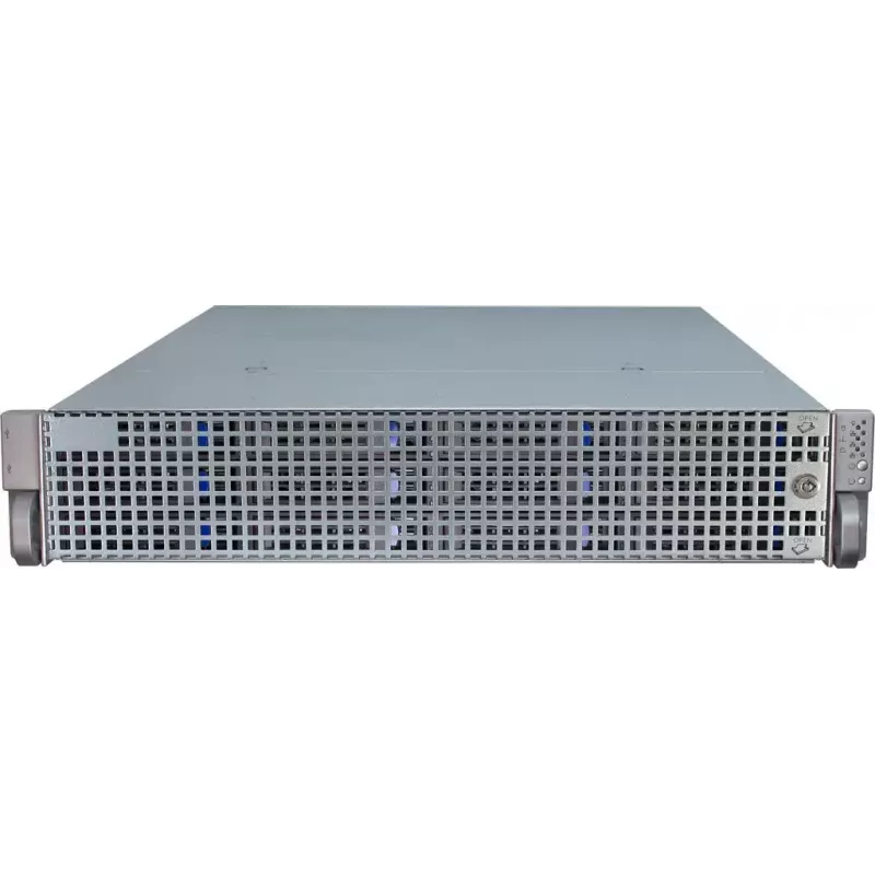 Κουτί διακομιστή Inter-Tech IPC 2U-2412 Rack Μαύρο, Ασημί