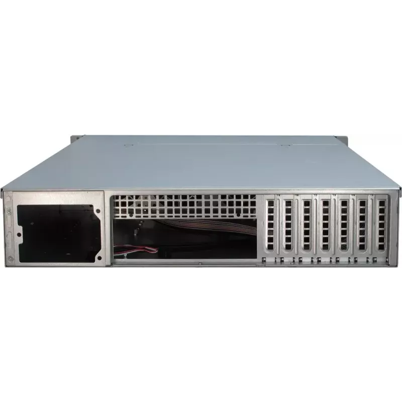Κουτί διακομιστή Inter-Tech IPC 2U-2412 Rack Μαύρο, Ασημί