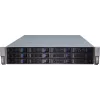 Κουτί διακομιστή Inter-Tech IPC 2U-2412 Rack Μαύρο, Ασημί